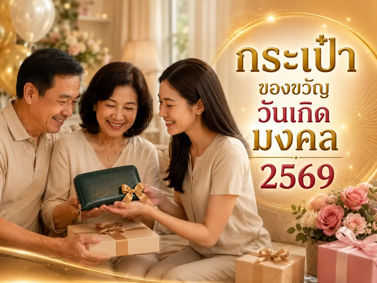 ศาสตร์แห่งสีมงคล: เลือกสี "กระเป๋าของขวัญวันเกิด" ให้เฮงปังตลอดปี 2569